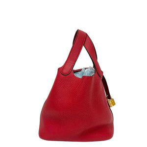Pre-Owned Hermès Picotin Lock design inspired by equestrian nosebags 22(MM)N23029370