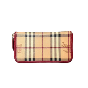 Pre-Owned Burberry zip-around wallet N22969586
