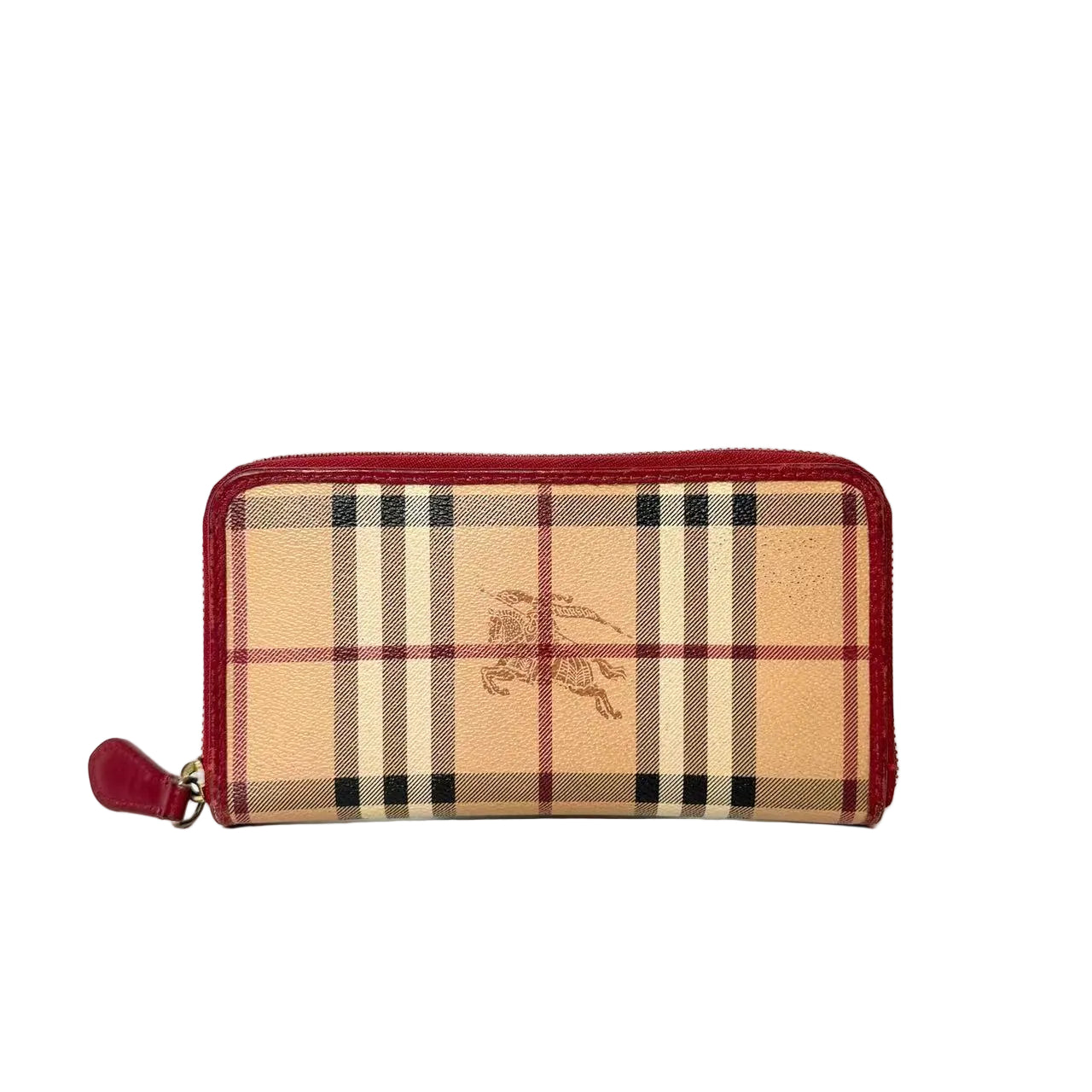 Pre-Owned Burberry zip-around wallet N22969586