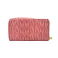 Pre-Owned Miu Miu Matelassé Nappa Leather Zip-Around Long Wallet N22908465
