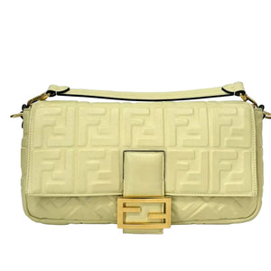 Pre-Owned Fendi Medium Baguette luxury shoulder bag Size Medium N22982068