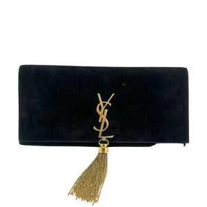 Pre-Owned Saint Laurent Kate Monogram Tassel Clutch Size Medium N22982056