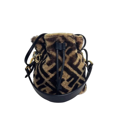 Pre-Owned Fendi Mon Trésor Mini Bucket Bag N22988201