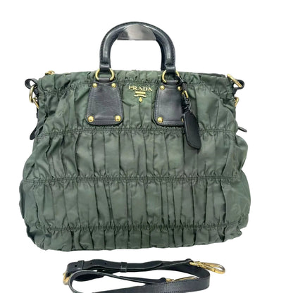 Pre-Owned Prada Tessuto Gaufre Tote N23037088