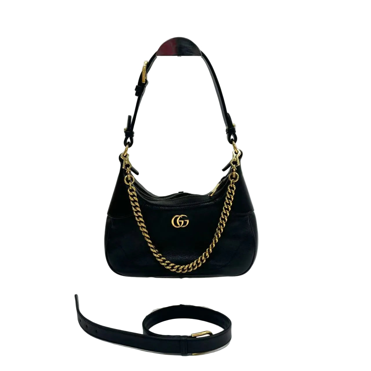 Pre-Owned Gucci Aphrodite Small Shoulder Bag in black N23044199