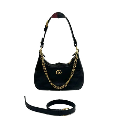 Pre-Owned Gucci Aphrodite Small Shoulder Bag in black N23044199