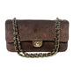 Pre-Owned Chanel Classic Double Flap Bag crafted from suede calfskin Release 2026