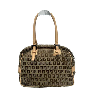 Pre-Owned Fendi Zucchino Boston bag "Mini Boston" N23037492