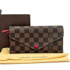 Pre-Owned Louis Vuitton Josephine Wallet in Damier Ebene canvas N23005164