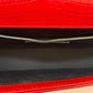 Pre-Owned Saint Laurent (YSL) Kate Tassel Bag in a red crocodile-embossed finish N23017671