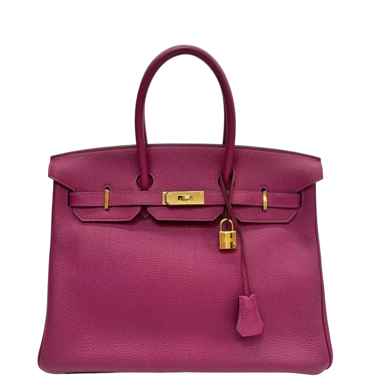 Pre-Owned Hermes Birkin 35 crafted from Togo leather N23061072