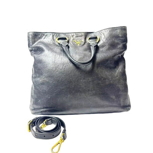 Pre-Owned Prada versatile two-way bag  tote Size Large accommodate for laptop N22933435
