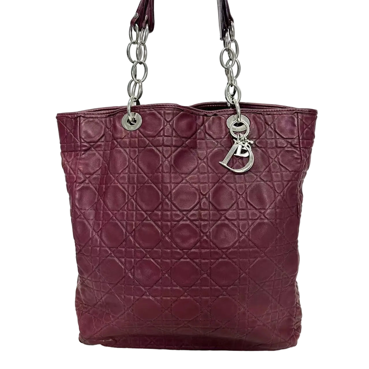 Pre-Owned Christian Dior Lady Dior Soft Shopping Tote N21475881