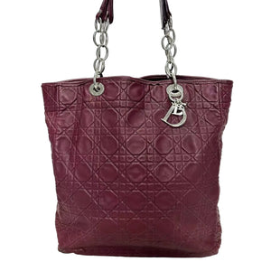 Pre-Owned Christian Dior Lady Dior Soft Shopping Tote N21475881