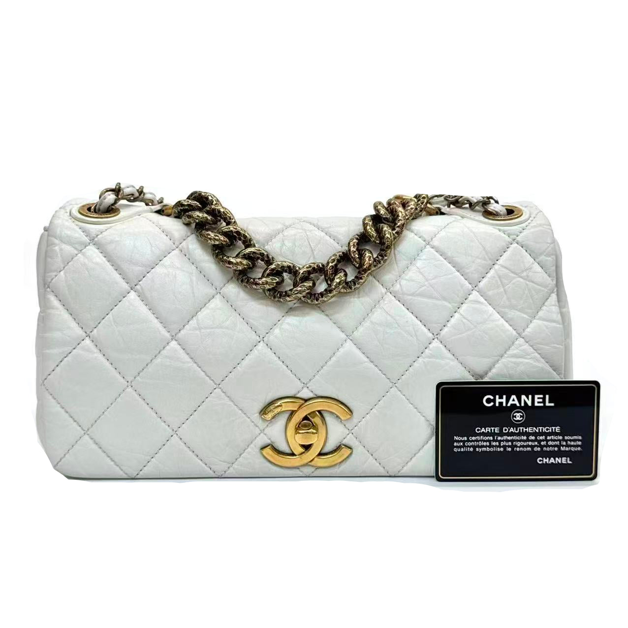 Pre-Owned Chanel Pondicherry Flap Bag N23231304