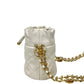 Pre-Owned Mini Quilted Caviar Twist Your Buttons Drawstring Bucket Bag N21766683