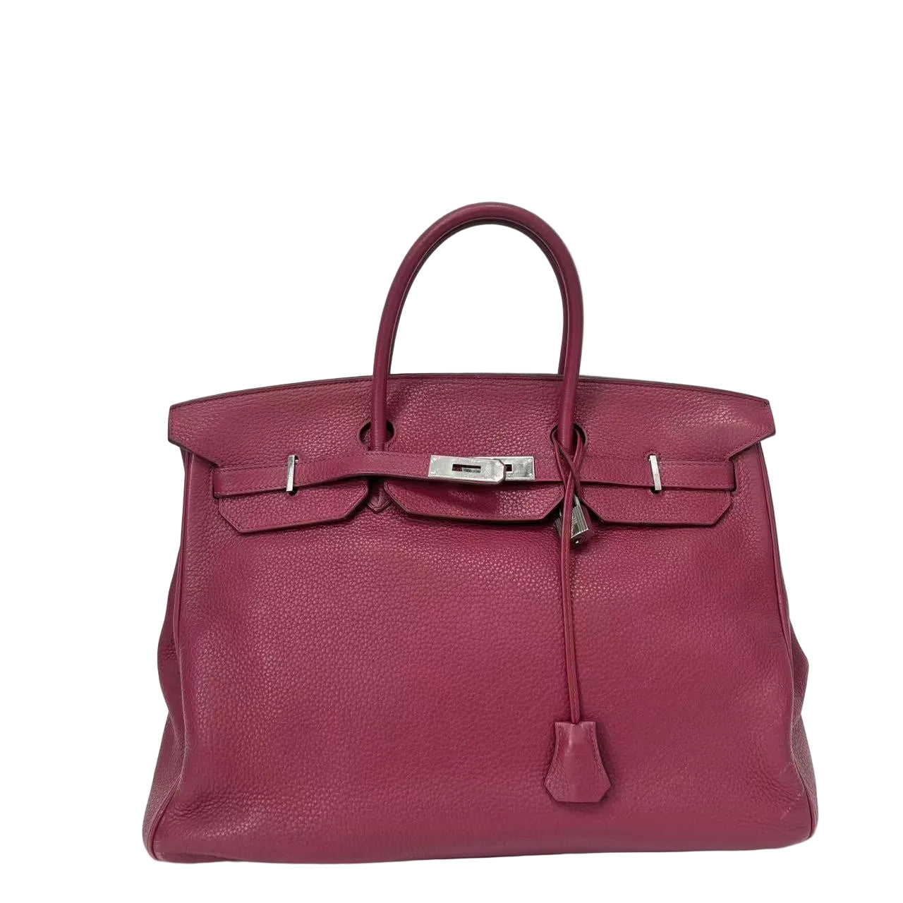Pre-Owned Hermès Birkin 40 in a rich pink/magenta hue N23016783