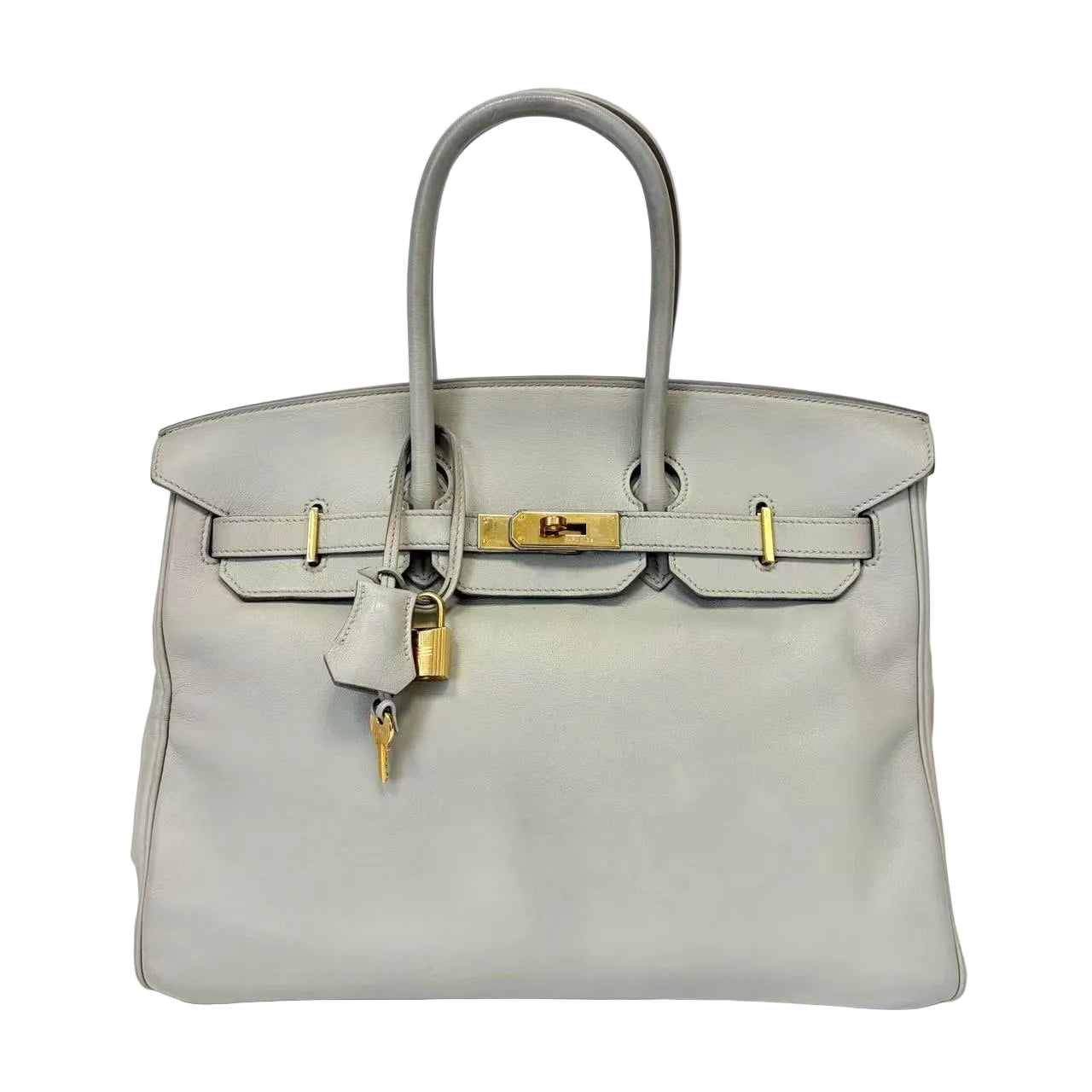Pre-Owned Hermès Birkin 35 in white N22187980