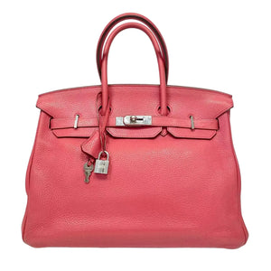 Pre-Owned Hermès Birkin 35 in the color Bougainvillier N22007402