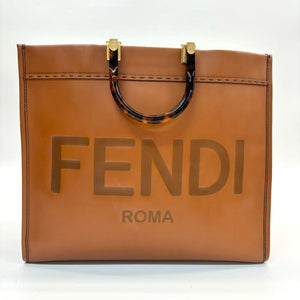 Fendi Caramel-Colored Tote Bag (Base Length: 40cm) – N23015904
