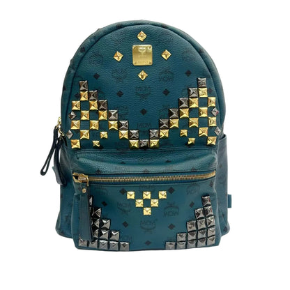 Pre-Owned MCM Stark Visetos Backpack N23319709