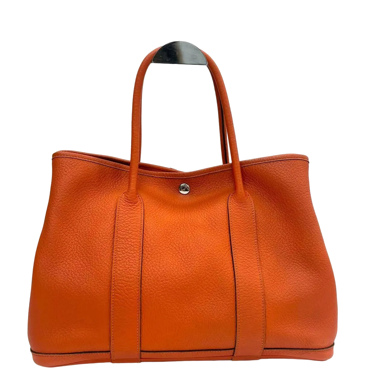 Pre-Owned Hermès Garden Party 36 (also known as size PM) in Negonda calfskin leather N23319554