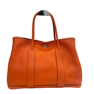Pre-Owned Hermès Garden Party 36 (also known as size PM) in Negonda calfskin leather N23319554