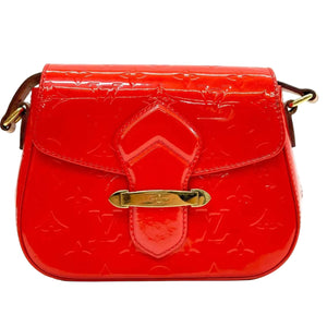 Pre-Owned Louis Vuitton Bellflower GM (Grand Modèle) in the color Rouge Grenadine N23299706