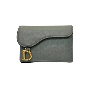 Pre-Owned Dior Saddle Flap Card Holder N23321267