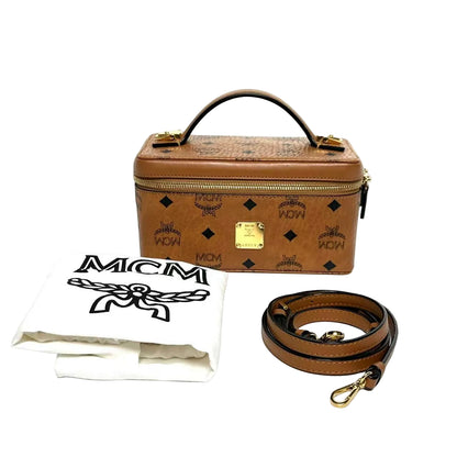 Pre-Owned MCM Rockstar (or Aren) Visetos Vanity Case