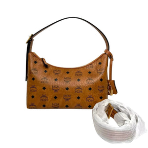Pre-Owned MCM Small Aren Hobo in Visetos