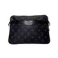 Pre-Owned Louis Vuitton Trio Messenger bag in Monogram Eclipse