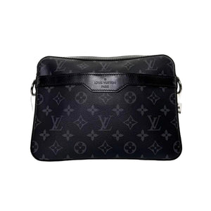 Pre-Owned Louis Vuitton Trio Messenger bag in Monogram Eclipse