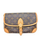 Pre-Owned Louis Vuitton Diane satchel in Monogram canvas RFID microchip