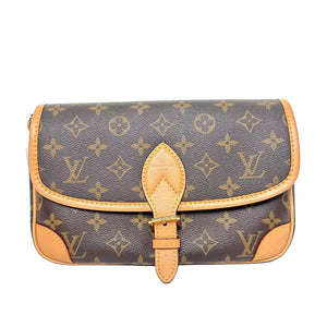 Pre-Owned Louis Vuitton Diane satchel in Monogram canvas RFID microchip