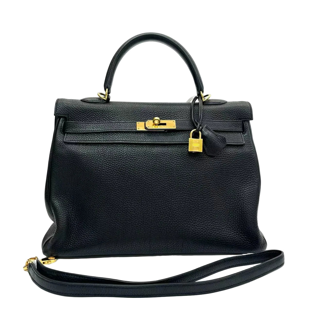 Pre-Owned Hermès Kelly 35 crafted from Togo leather in the Retourne style N23359396