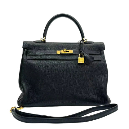 Pre-Owned Hermès Kelly 35 crafted from Togo leather in the Retourne style N23359396