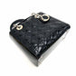 Pre-Owned DIOR Black 5-Slot Patent Leather Lady Dior Medium size SZ3022606030338