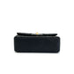 Pre-Owned CHANEL Black Grained Calfskin ("Big Mini") Chain Bag with Top Handle SZ3062607214353
