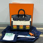 Pre-Owned Hermès Birkin 20 Sellier Faubourg "Midnight" (Minuit) SZ3072506301822