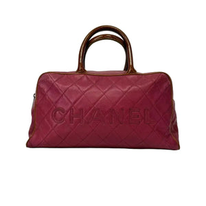 Pre-Owned Chanel Boston Handbag Medium/Large N22622859