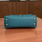 Pre-Owned CHANEL Small Coco Handle Bag in Peacock Green SZ6022607091811