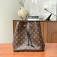 Pre-Owned Louis Vuitton NéoNoé MM in Classic Monogram with Black (Noir) leather SZX012607224418