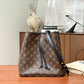 Pre-Owned Louis Vuitton NéoNoé MM in Classic Monogram with Black (Noir) leather SZX012607224418