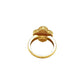 Pre—Owned Van Cleef & Arpels Vintage Alhambra Guilloché Ring in 18K Yellow Gold SZ3102607214323