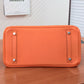 Pre-Owned Hermès Birkin 30 Handbag in signature Hermès Orange SZ3042607204181