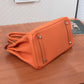 Pre-Owned Hermès Birkin 30 Handbag in signature Hermès Orange SZ3042607204181