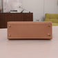 Pre-Owned Hermès Kelly 25 Sellier in Gold (Gold Brown) with Gold Hardware SZ3032607265078