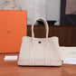 Pre-Owned Hermès Neo Garden 23 (commonly referred to as the Garden Party Mini) in Milkshake White SZ3032607010069