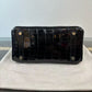 Pre-Owned  Hermès Birkin 25 (BK25) Handbag in Black Shiny Porosus Crocodile with Gold Hardware SZ304241108320
